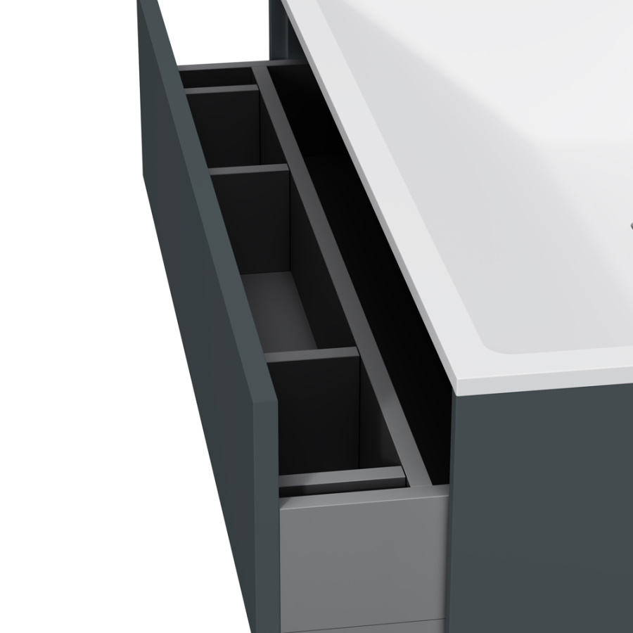 Фото Тумба под раковину AM.PM Inspire V2.0 M50AFHX0803GM 80 см графит матовый