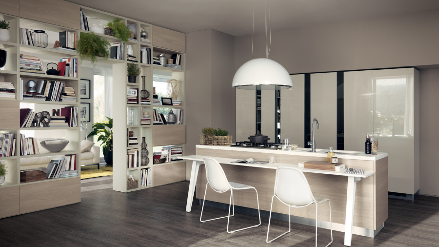 Фото Кухня Scavolini Motus угловая с островом