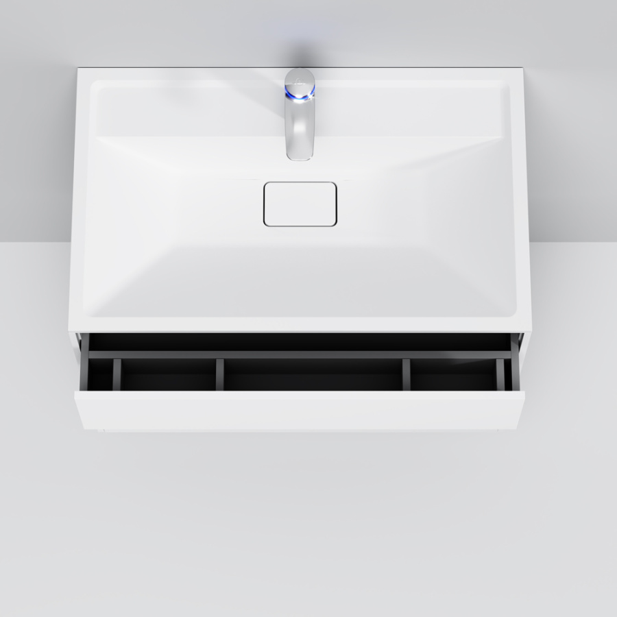 Фото Тумба под раковину AM.PM Inspire V2.0 M50AFHX0803WM 80 см белый матовый