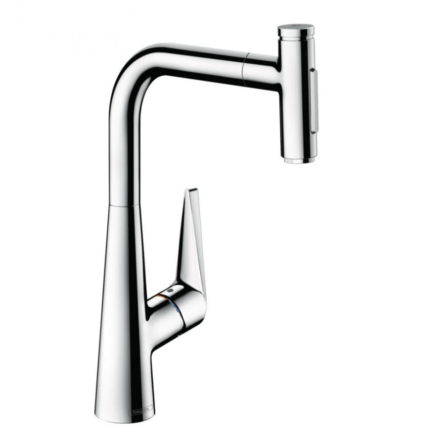 Фото Смеситель для кухни hansgrohe Talis Select M51 73867000 с вытяжным душем