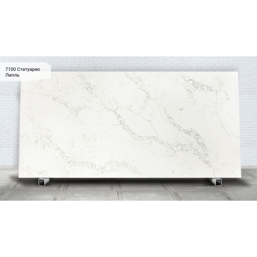 Фото Столешница Avant Quartz 7100 Статуарио Лиль