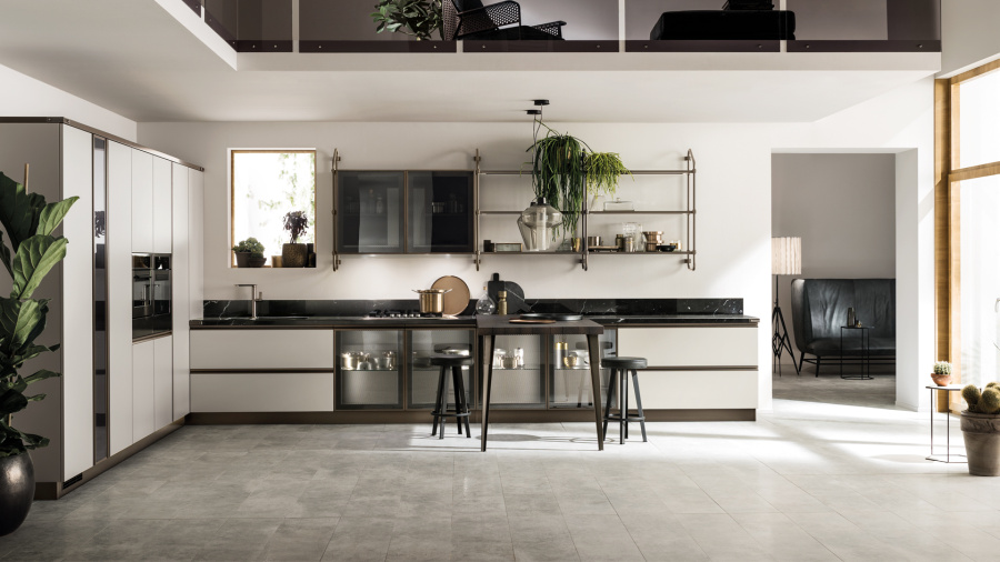 Фото Кухня Scavolini Diesel Open Workshop прямая 390 см
