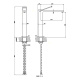 Фото Смеситель для раковины Gessi Rettangolo K 53004#299 черный матовый