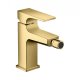 Фото Смеситель для биде hansgrohe Metropol 32520990 со сливным клапаном Push-Open, полированное золото