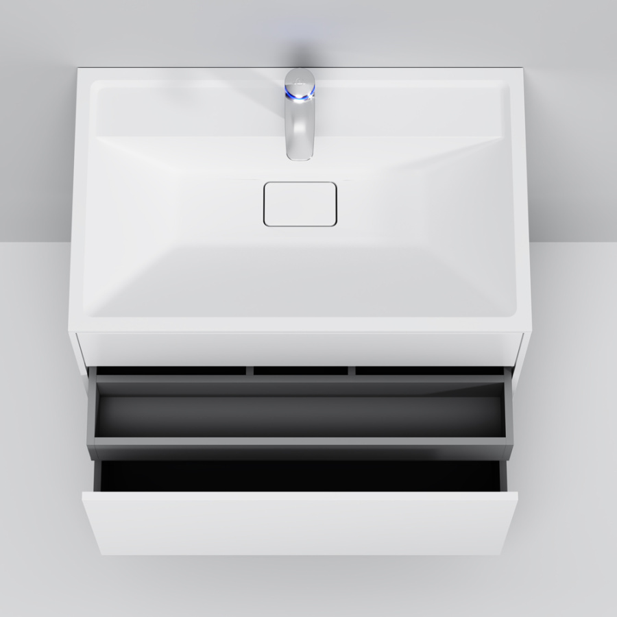 Фото Тумба под раковину AM.PM Inspire V2.0 M50AFHX0803WM 80 см белый матовый