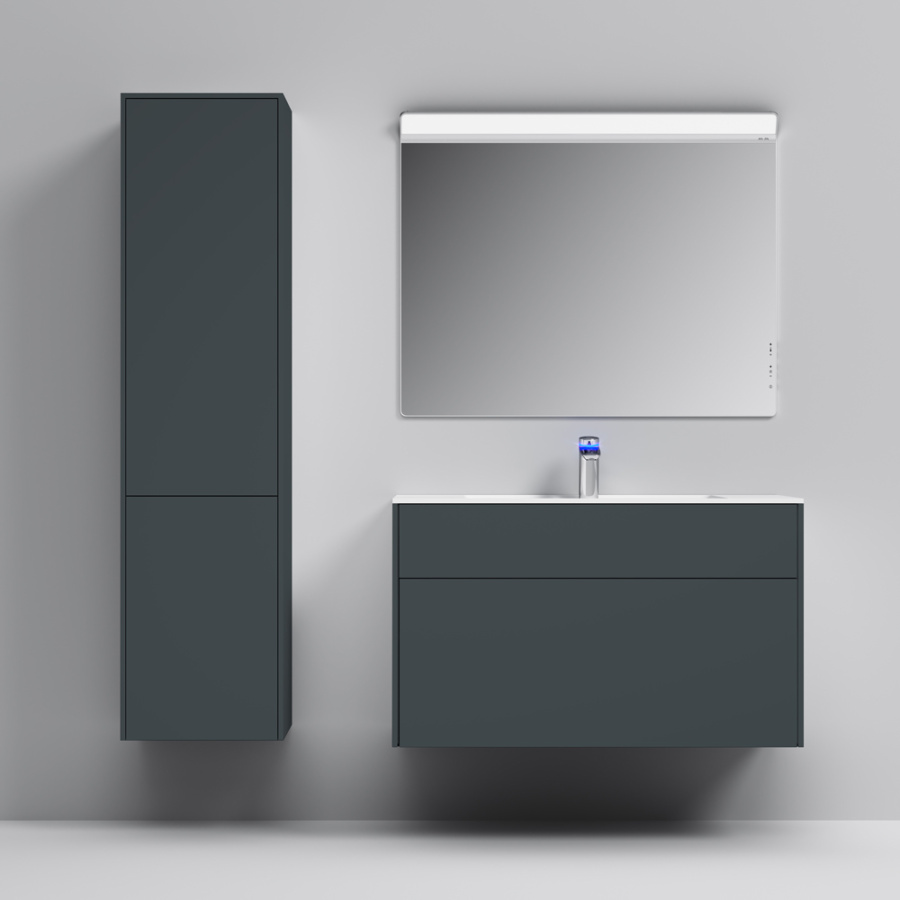 Фото Тумба под раковину AM.PM Inspire V2.0 M50AFHX1003GM 100 см графит матовый