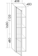 Фото Пенал Burgbad Lavo 2.0 40 HSNN040LG0227F5059 левый дуб мокка