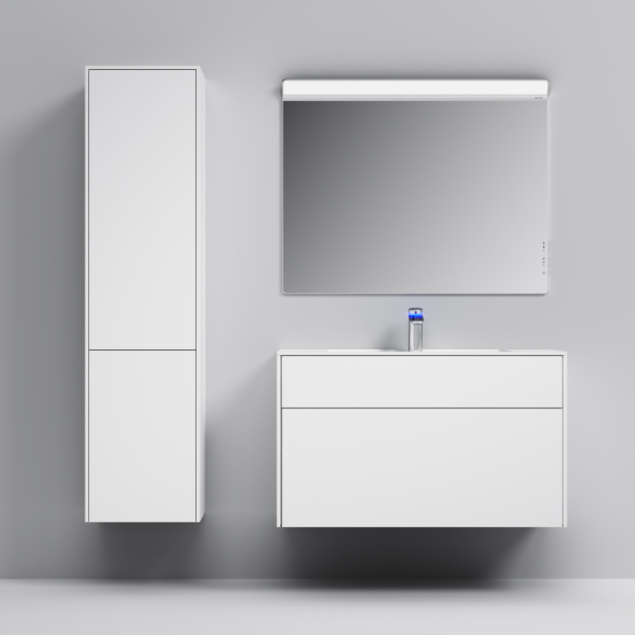 Фото Тумба под раковину AM.PM Inspire V2.0 M50AFHX1003WM 100 см белый матовый
