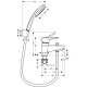 Фото Смеситель для ванны hansgrohe Metris 31422000 с душем