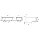 Фото Акриловая ванна Jacob Delafon Bain-Douche Neo 160x90 E6D000L-00 L