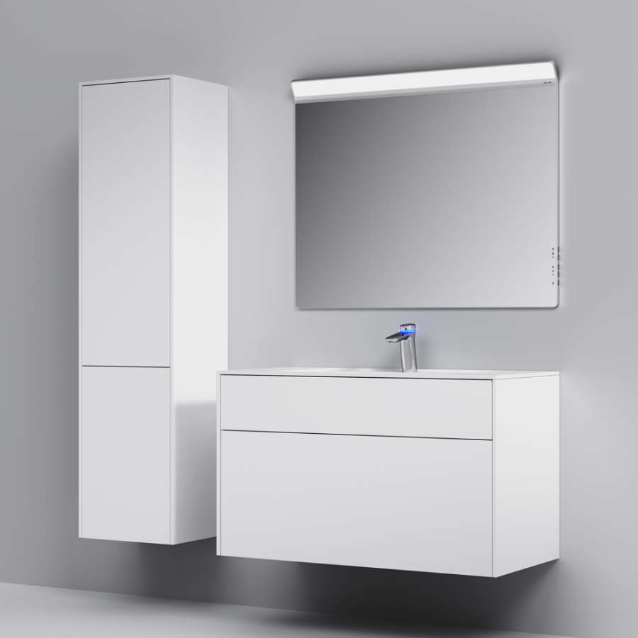 Фото Тумба под раковину AM.PM Inspire V2.0 M50AFHX1003WM 100 см белый матовый