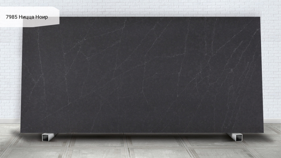 Фото Столешница Avant Quartz 7985 Ницца Ноир