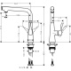 Фото Смеситель для кухонной мойки hansgrohe Metris Select 14847800 сталь