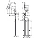 Фото Смеситель для кухни hansgrohe Talis M52 73863800 с вытяжным душем, сталь