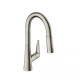 Фото Смеситель для кухни hansgrohe Talis M51 72815800 с вытяжным душем, сталь