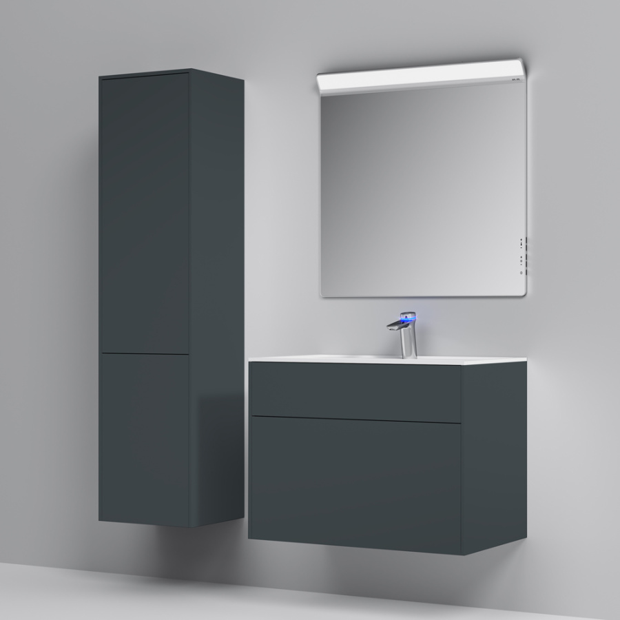 Фото Тумба под раковину AM.PM Inspire V2.0 M50AFHX0803GM 80 см графит матовый
