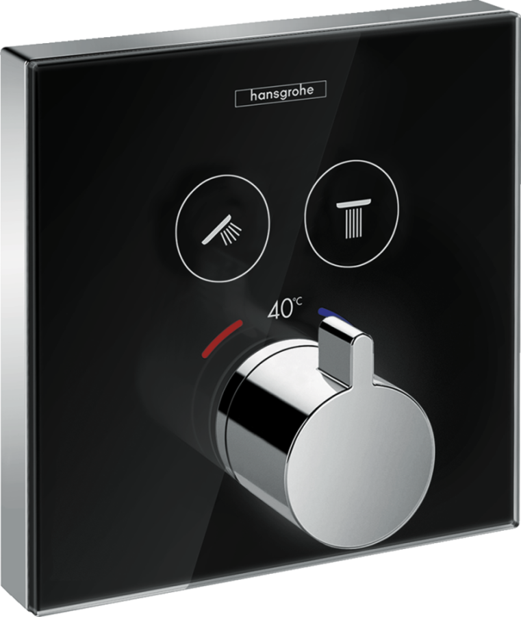 Фото Термостатический смеситель для душа hansgrohe ShowerSelect 15738600