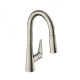 Фото Смеситель для кухни hansgrohe Talis M51 73850800 с вытяжным душем, сталь