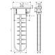 Фото Внешняя монтажная часть Hansgrohe sBox 28020990 шлифованный черный хром