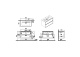 Фото Тумба с раковиной Vitra Metropole Edge 100 67156 грецкий орех