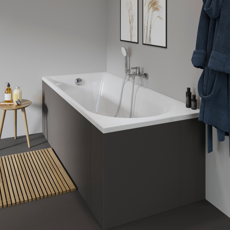Фото Акриловая ванна Duravit D-Neo 180х80 700475000000000