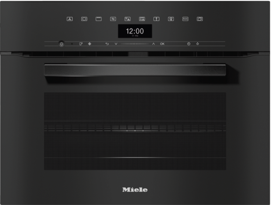 Фото Встраиваемый духовой шкаф с СВЧ Miele H 7440 BM OBSW