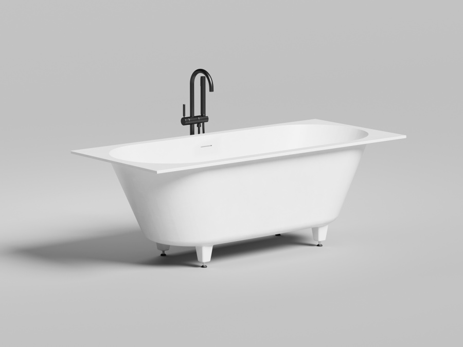 Фото Ванна из искусственного камня Salini Ornella Axis Kit 170x75 103513G