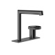 Фото Смеситель для раковины Gessi Anello 63315#299 черный матовый