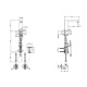 Фото Смеситель для раковины Gessi Rettangolo 30501#299 черный матовый