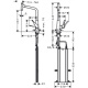 Фото Смеситель для кухни hansgrohe Metris Select M71, 320, 1jet, sBox 73803800 с вытяжным изливом сталь