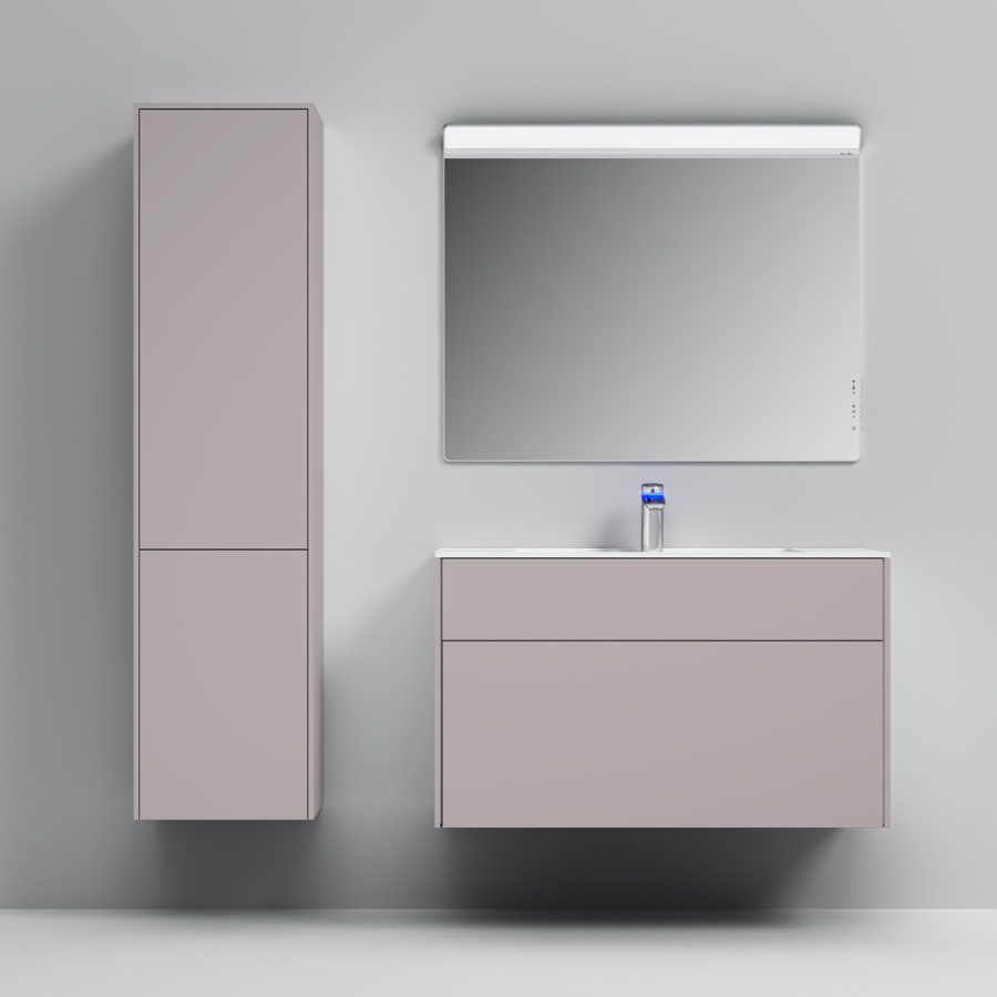 Фото Тумба под раковину AM.PM Inspire V2.0 M50AFHX1003EGM 100 см серый матовый