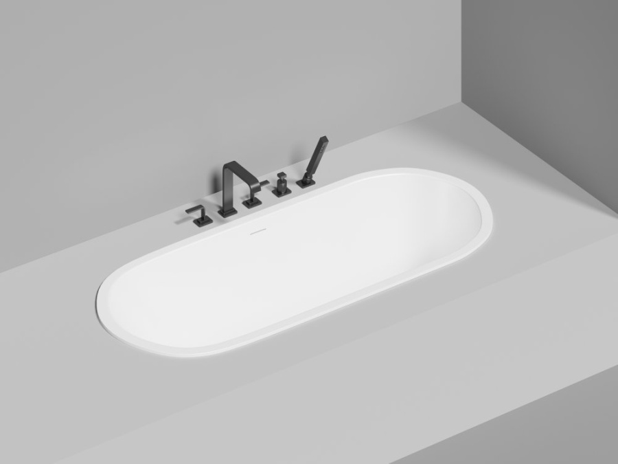 Фото Ванна из искусственного камня Salini Ornella Axis Kit 170x75 103513G