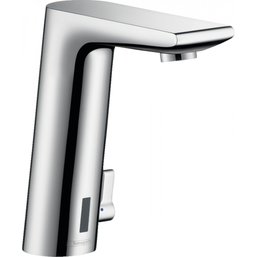 Фото Смеситель для раковины hansgrohe Metris S 31102000 электронный, с регулировкой температуры, от сети 230 V, хром