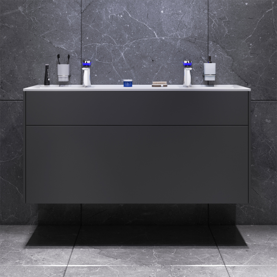 Фото Тумба под раковину AM.PM Inspire V2.0 M50AFHX1203GM 120 см графит матовый