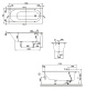 Фото Квариловая ванна Villeroy&Boch Oberon 170x70 UBQ177OBE2V-01