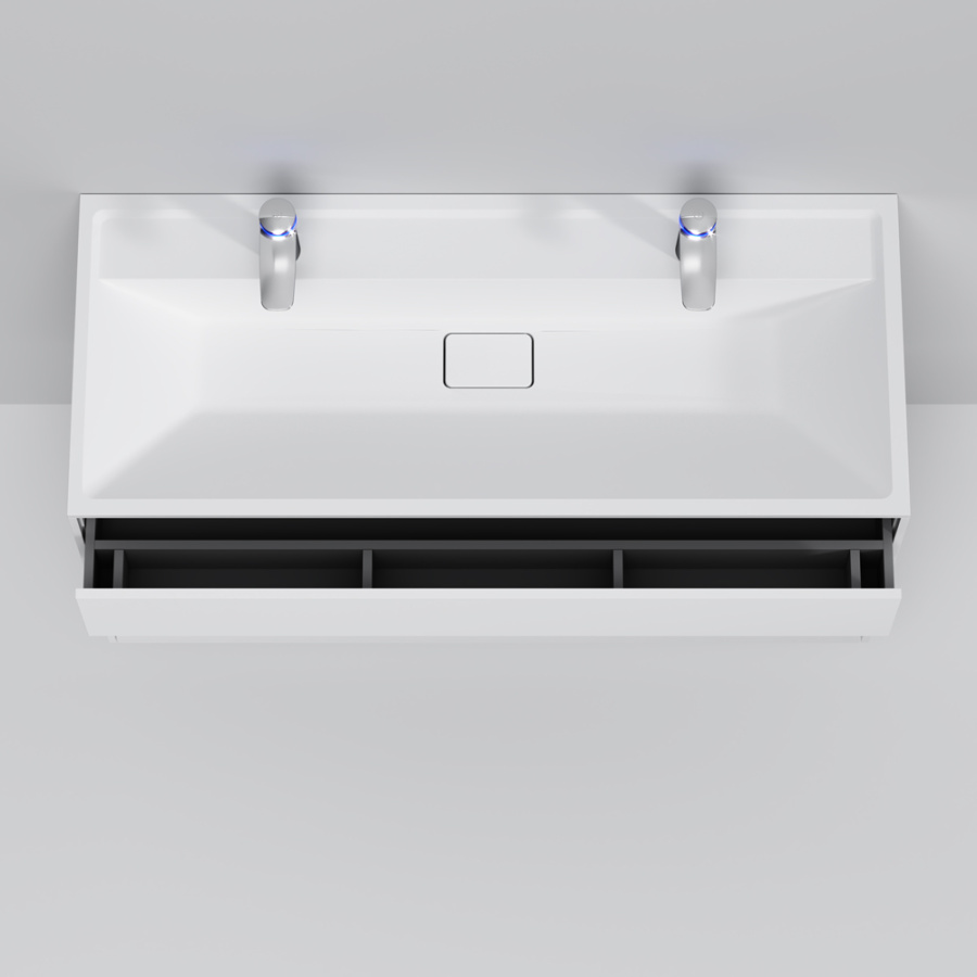 Фото Тумба под раковину AM.PM Inspire V2.0 M50AFHX1203WM 120 см белый матовый