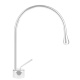Фото Смеситель для раковины Gessi Goccia 33602#279 белый матовый