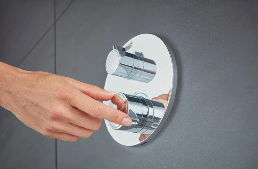 Фото Смеситель для душа с термостатом Grohe Grohtherm 24077000