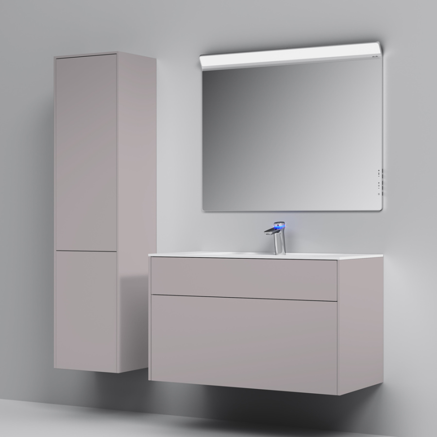 Фото Тумба под раковину AM.PM Inspire V2.0 M50AFHX1003EGM 100 см серый матовый