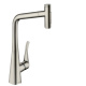 Фото Смеситель для кухни hansgrohe Metris Select M71 320 73816800 с вытяжным душем, 2jet, sBox, сталь