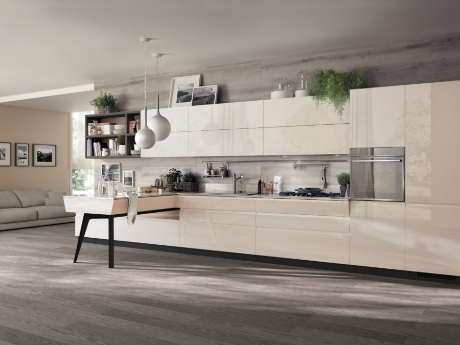 Фото Кухня Scavolini Motus угловая с островом
