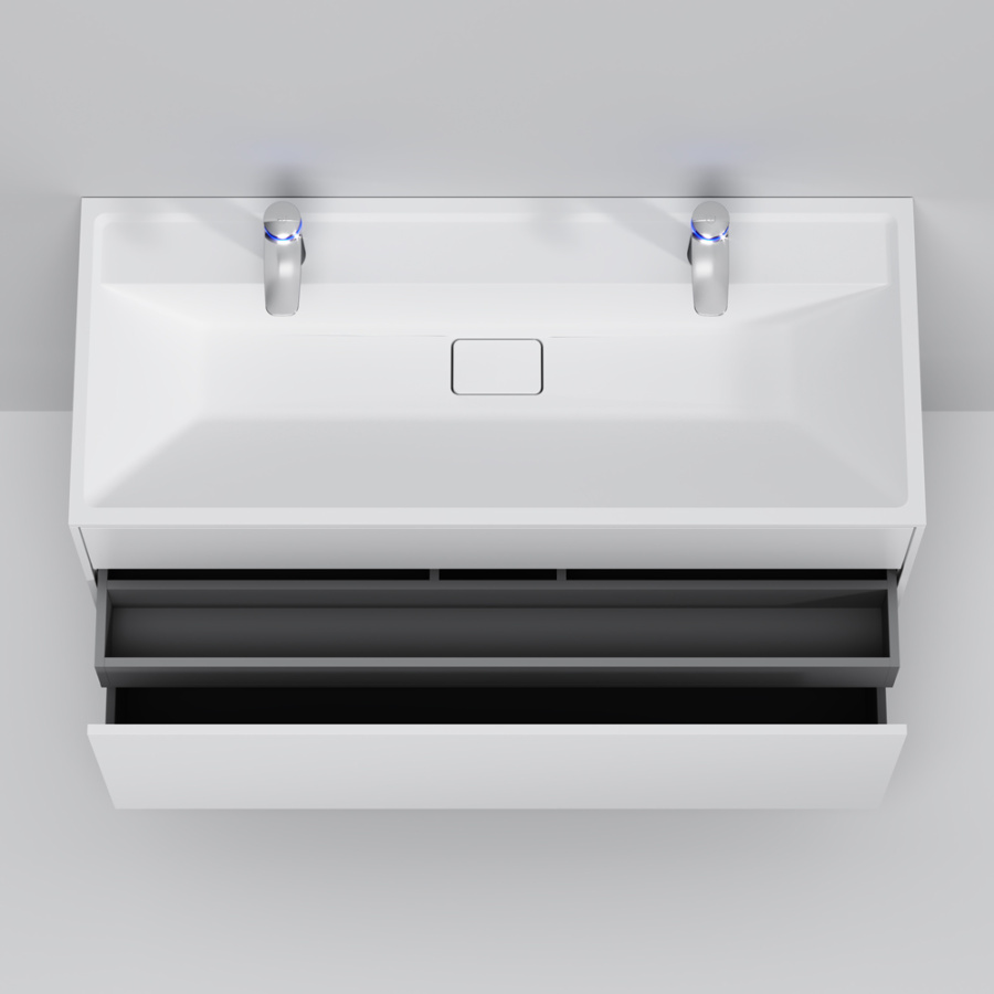Фото Тумба под раковину AM.PM Inspire V2.0 M50AFHX1203WM 120 см белый матовый